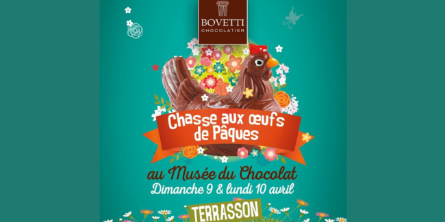 Chasse aux Oeufs de Pâques au Musée du Chocolat Bovetti à Terrasson